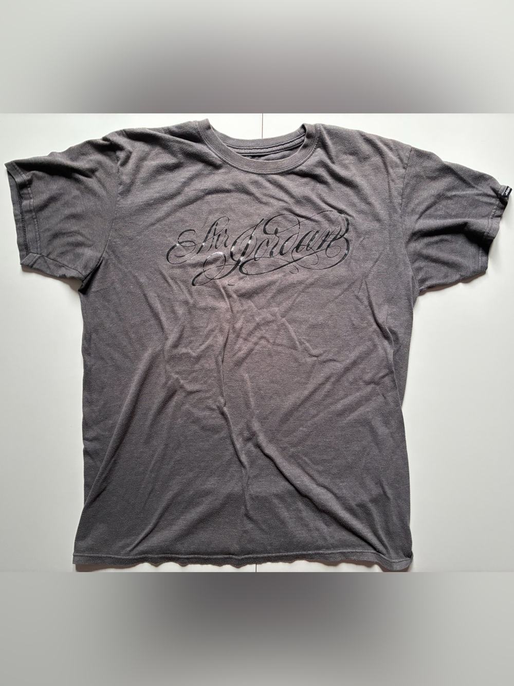 Y2K Jordan Men's Air Script Graphic Short Sleeve T-Shirt "Air Jordan" - Size L